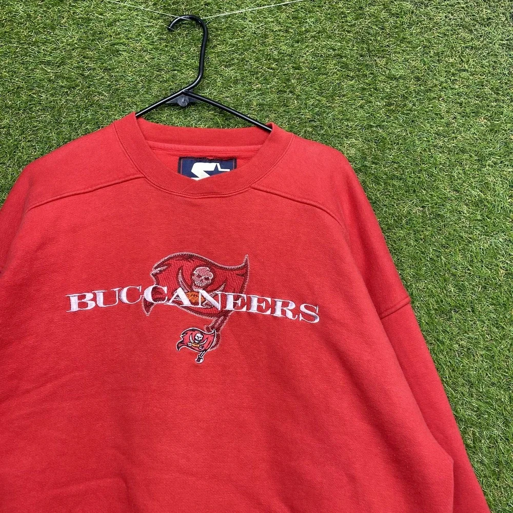 Tampa Bay Buccaneers Sweatshirt Mens XL NFL Football Pullover Crewneck Starter